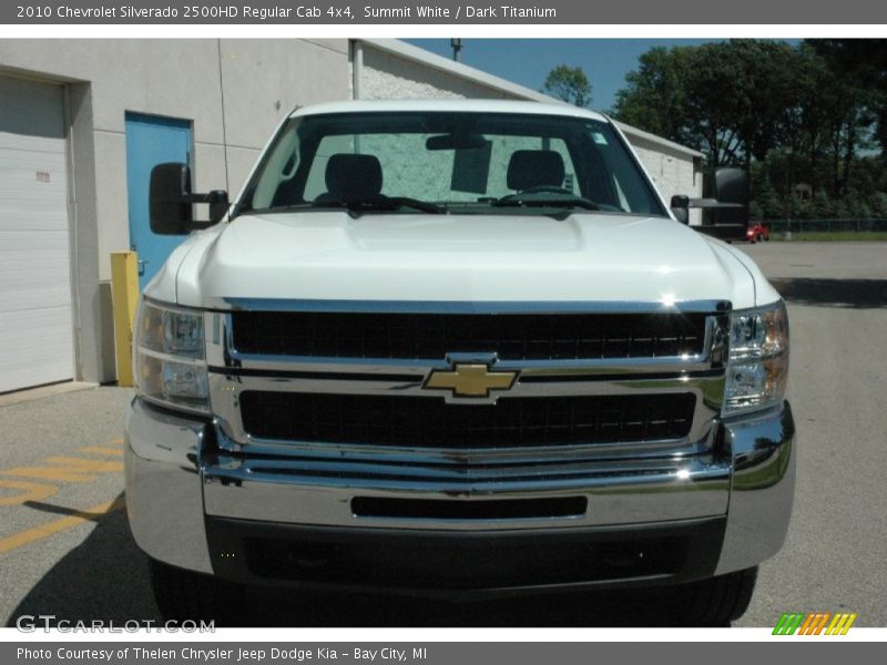 Summit White / Dark Titanium 2010 Chevrolet Silverado 2500HD Regular Cab 4x4