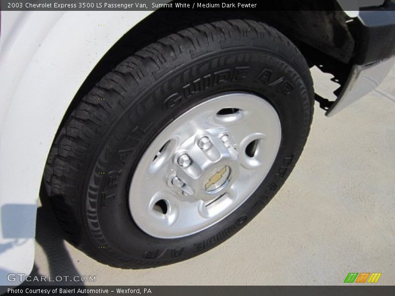  2003 Express 3500 LS Passenger Van Wheel