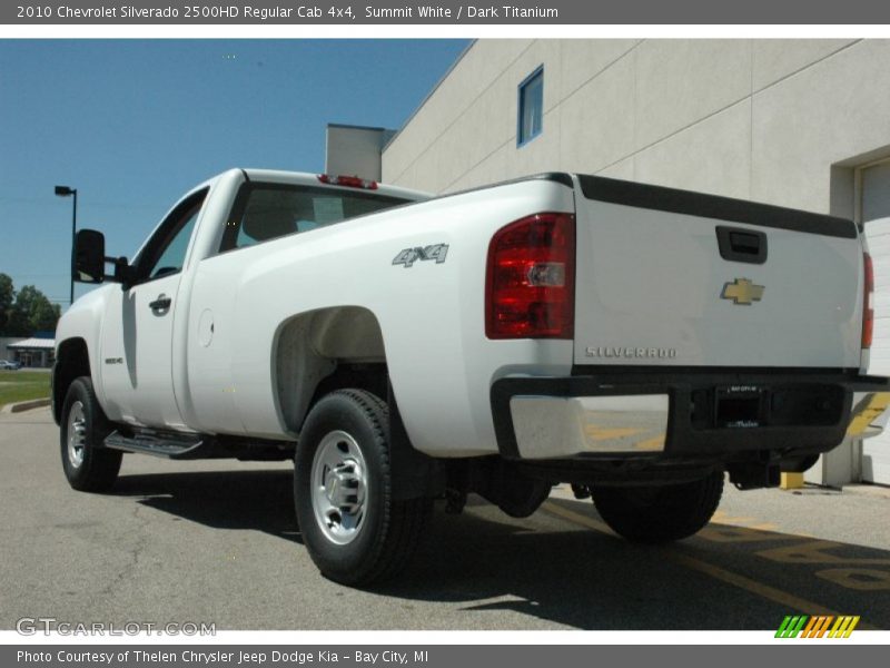 Summit White / Dark Titanium 2010 Chevrolet Silverado 2500HD Regular Cab 4x4