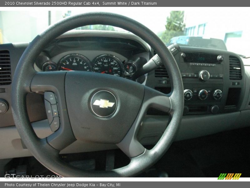 Summit White / Dark Titanium 2010 Chevrolet Silverado 2500HD Regular Cab 4x4
