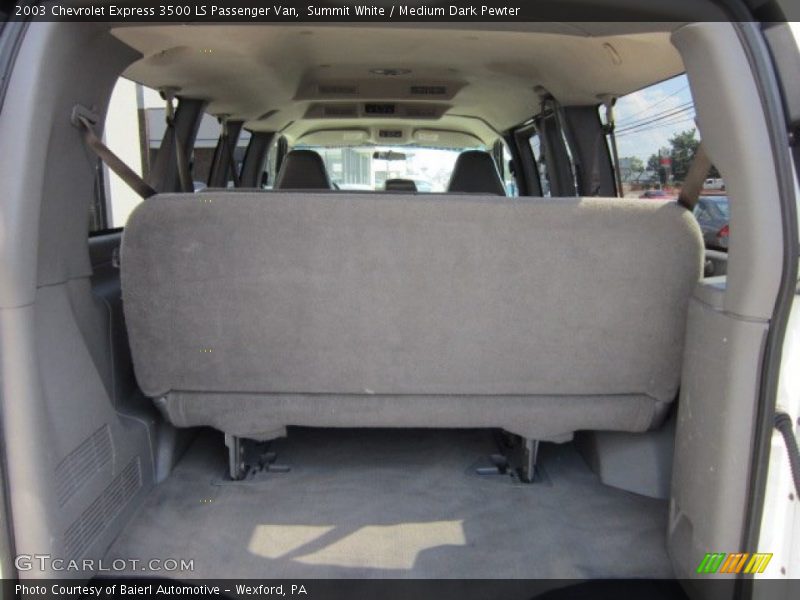 Summit White / Medium Dark Pewter 2003 Chevrolet Express 3500 LS Passenger Van