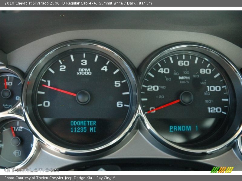 Summit White / Dark Titanium 2010 Chevrolet Silverado 2500HD Regular Cab 4x4