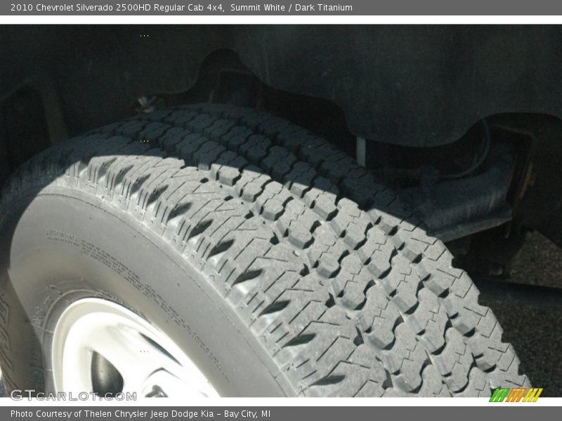 Summit White / Dark Titanium 2010 Chevrolet Silverado 2500HD Regular Cab 4x4