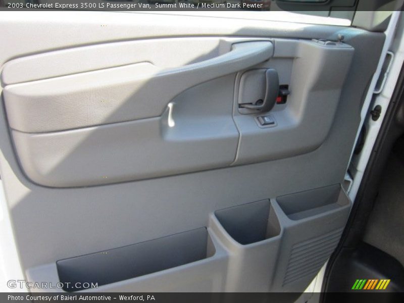 Summit White / Medium Dark Pewter 2003 Chevrolet Express 3500 LS Passenger Van