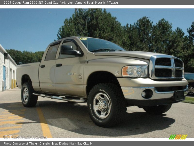 Light Almond Pearl Metallic / Taupe 2005 Dodge Ram 2500 SLT Quad Cab 4x4