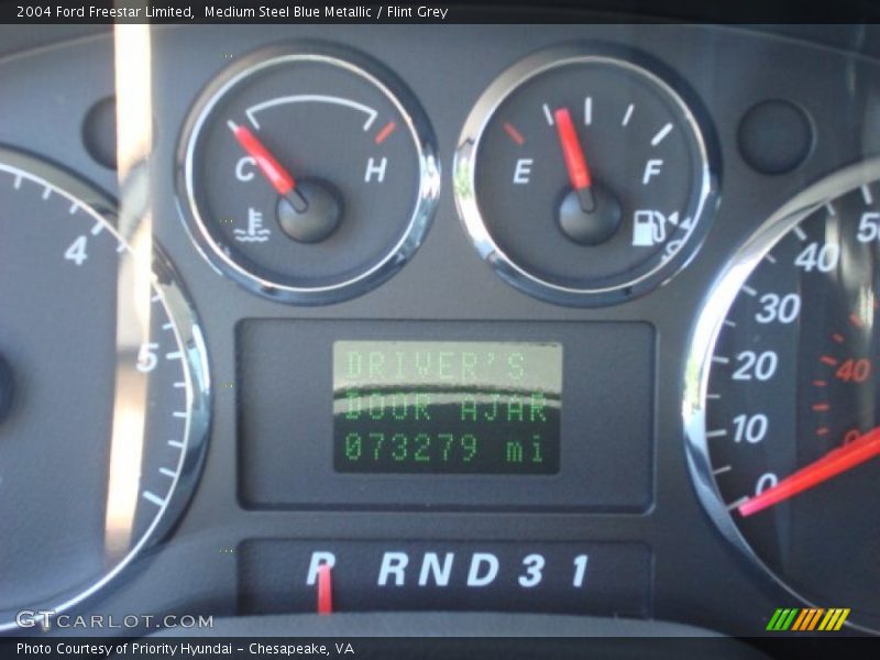 Medium Steel Blue Metallic / Flint Grey 2004 Ford Freestar Limited