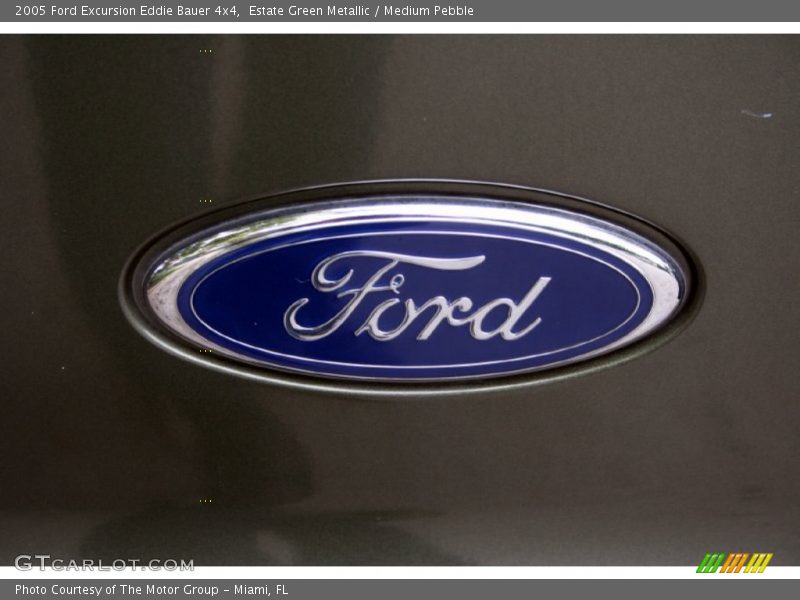 Estate Green Metallic / Medium Pebble 2005 Ford Excursion Eddie Bauer 4x4