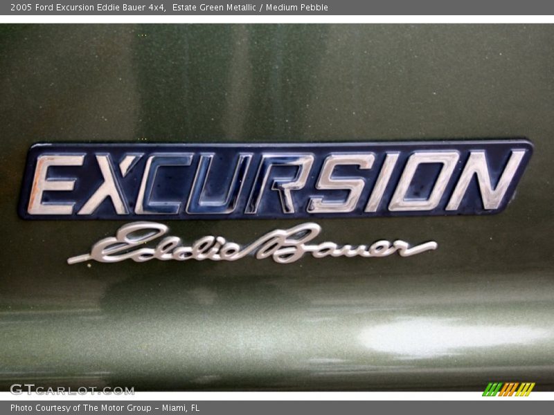 Estate Green Metallic / Medium Pebble 2005 Ford Excursion Eddie Bauer 4x4