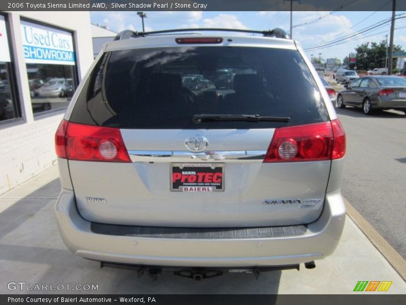 Silver Shadow Pearl / Stone Gray 2006 Toyota Sienna Limited AWD