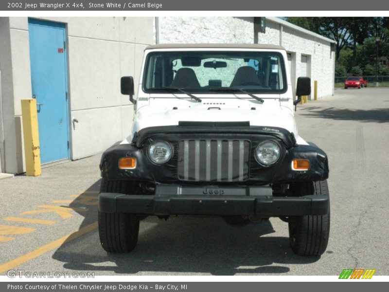 Stone White / Camel Beige 2002 Jeep Wrangler X 4x4