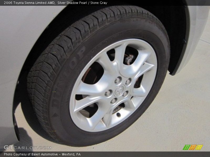Silver Shadow Pearl / Stone Gray 2006 Toyota Sienna Limited AWD