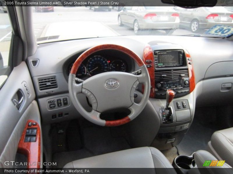 Silver Shadow Pearl / Stone Gray 2006 Toyota Sienna Limited AWD