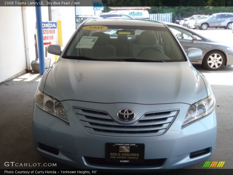 Sky Blue Pearl / Ash 2008 Toyota Camry LE