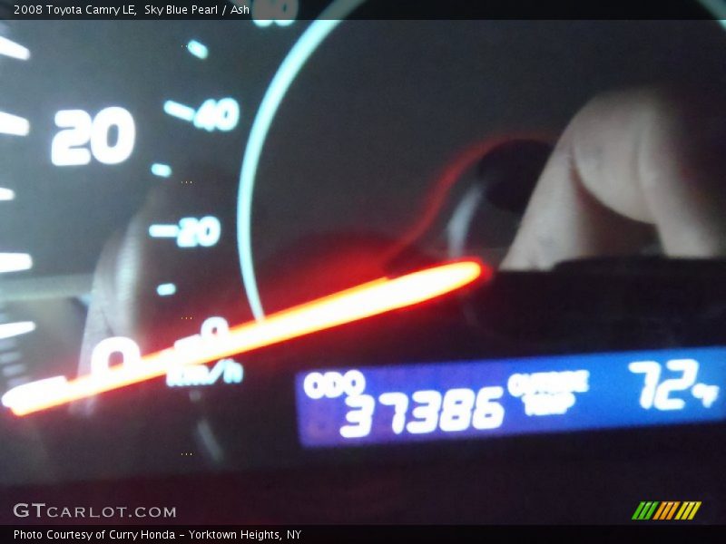 Sky Blue Pearl / Ash 2008 Toyota Camry LE