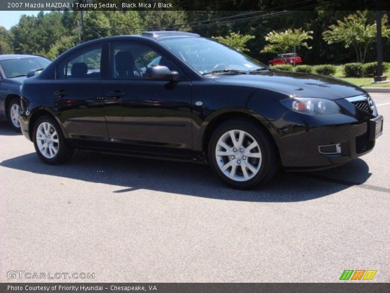 Black Mica / Black 2007 Mazda MAZDA3 i Touring Sedan