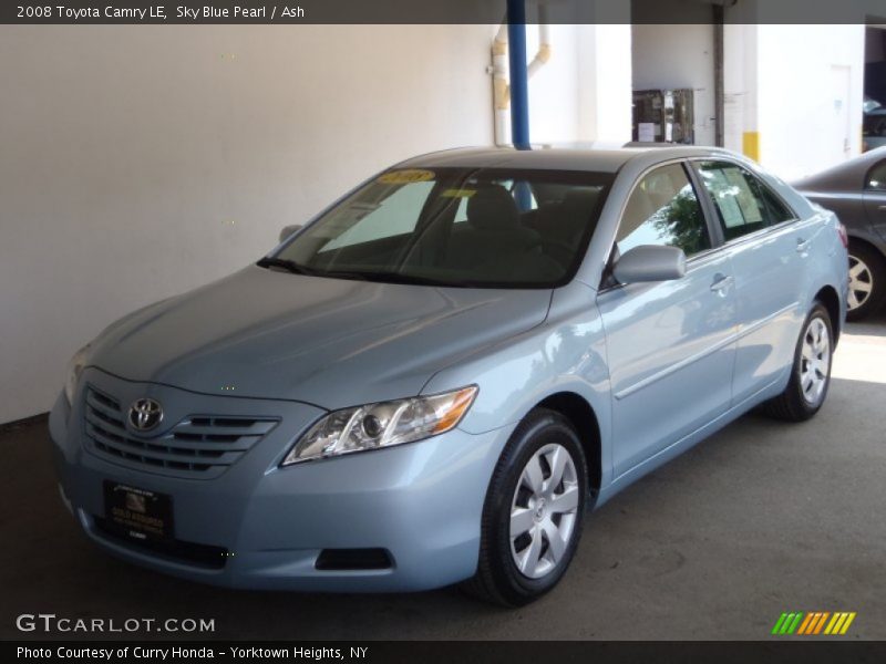 Sky Blue Pearl / Ash 2008 Toyota Camry LE