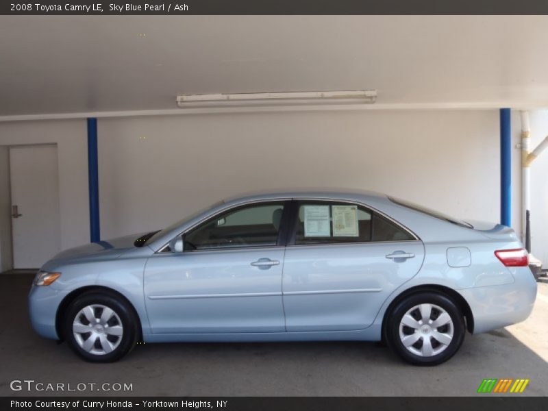 Sky Blue Pearl / Ash 2008 Toyota Camry LE