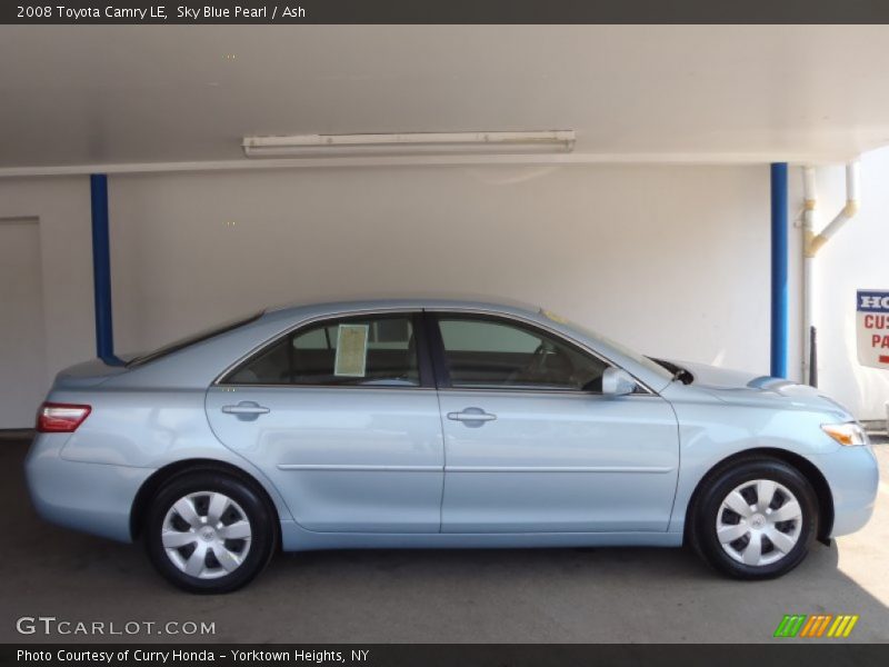 Sky Blue Pearl / Ash 2008 Toyota Camry LE