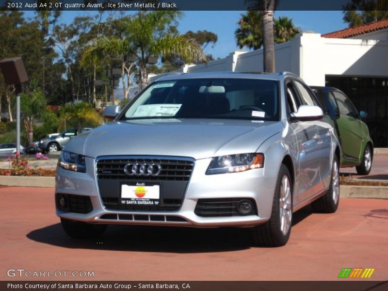 Ice Silver Metallic / Black 2012 Audi A4 2.0T quattro Avant