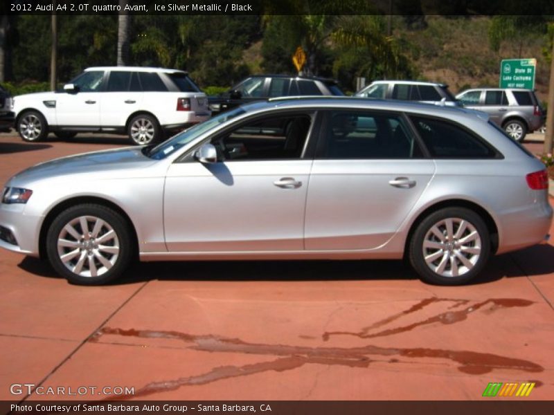 Ice Silver Metallic / Black 2012 Audi A4 2.0T quattro Avant