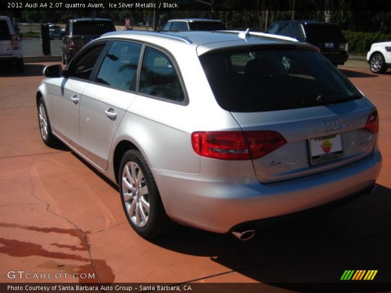 Ice Silver Metallic / Black 2012 Audi A4 2.0T quattro Avant