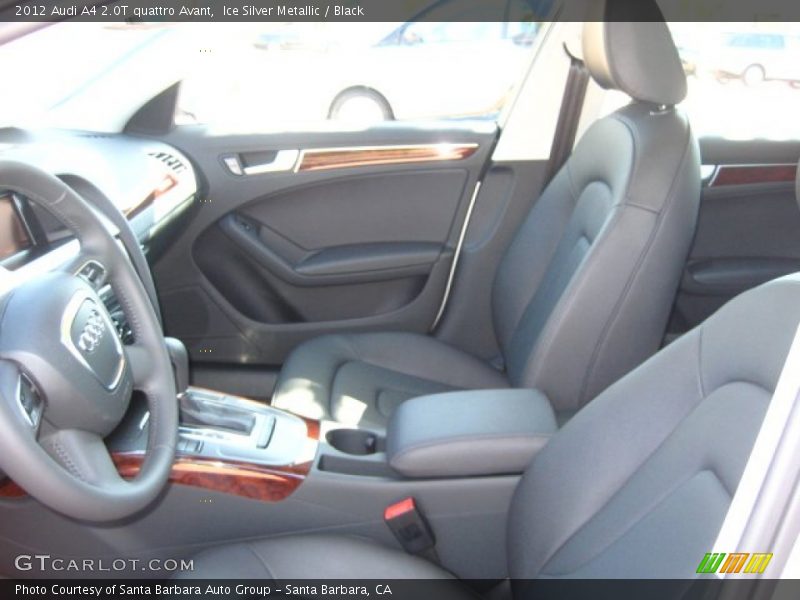 Ice Silver Metallic / Black 2012 Audi A4 2.0T quattro Avant