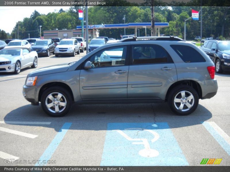 Stone Gray Metallic / Sand Beige 2006 Pontiac Torrent AWD
