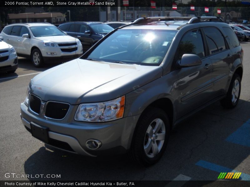 Stone Gray Metallic / Sand Beige 2006 Pontiac Torrent AWD