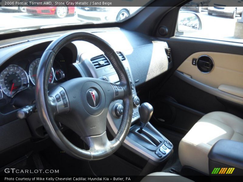 Stone Gray Metallic / Sand Beige 2006 Pontiac Torrent AWD