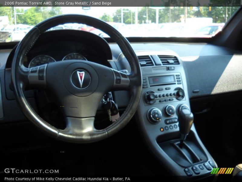 Stone Gray Metallic / Sand Beige 2006 Pontiac Torrent AWD