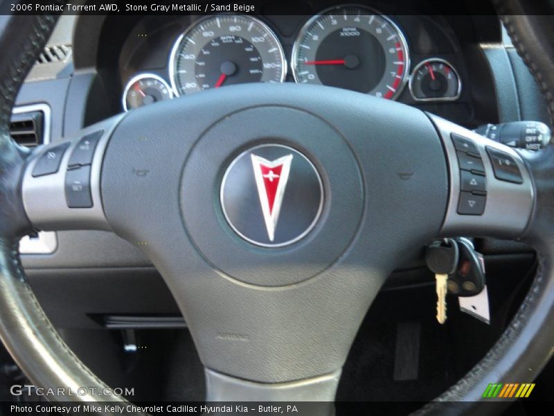 Stone Gray Metallic / Sand Beige 2006 Pontiac Torrent AWD