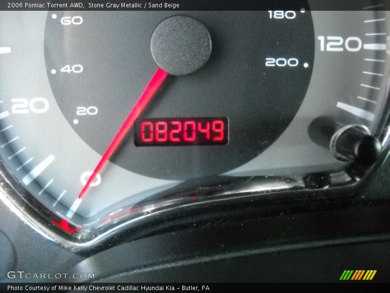 Stone Gray Metallic / Sand Beige 2006 Pontiac Torrent AWD