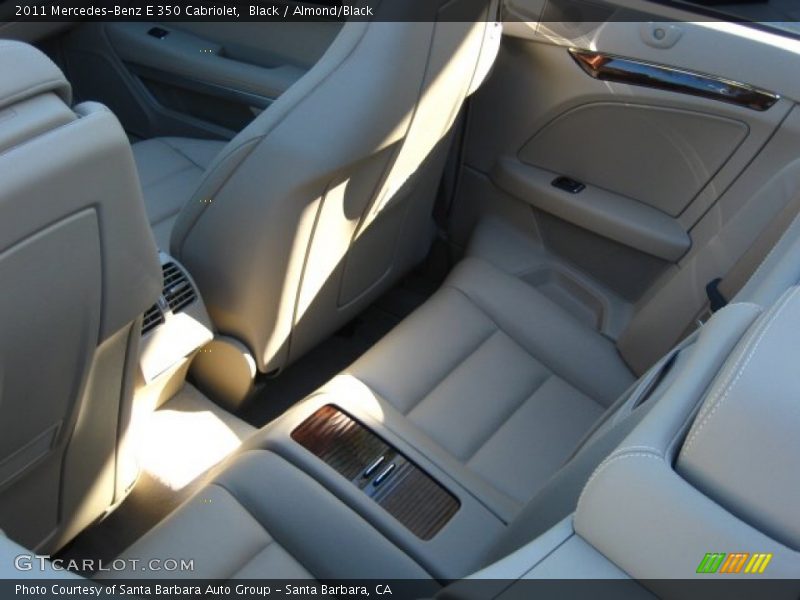 Black / Almond/Black 2011 Mercedes-Benz E 350 Cabriolet