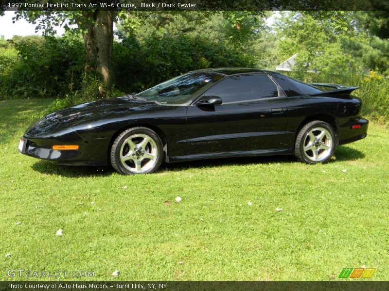 Black / Dark Pewter 1997 Pontiac Firebird Trans Am WS-6 Coupe