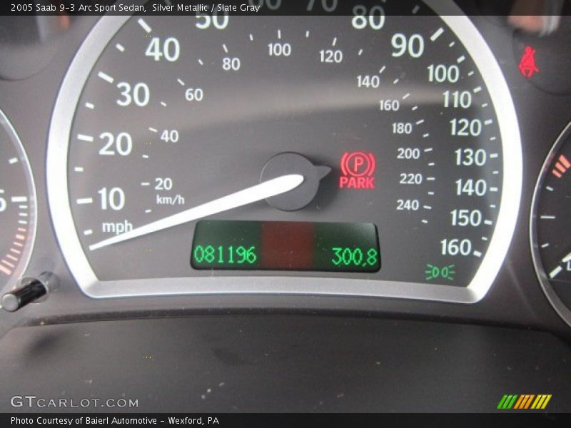 Silver Metallic / Slate Gray 2005 Saab 9-3 Arc Sport Sedan