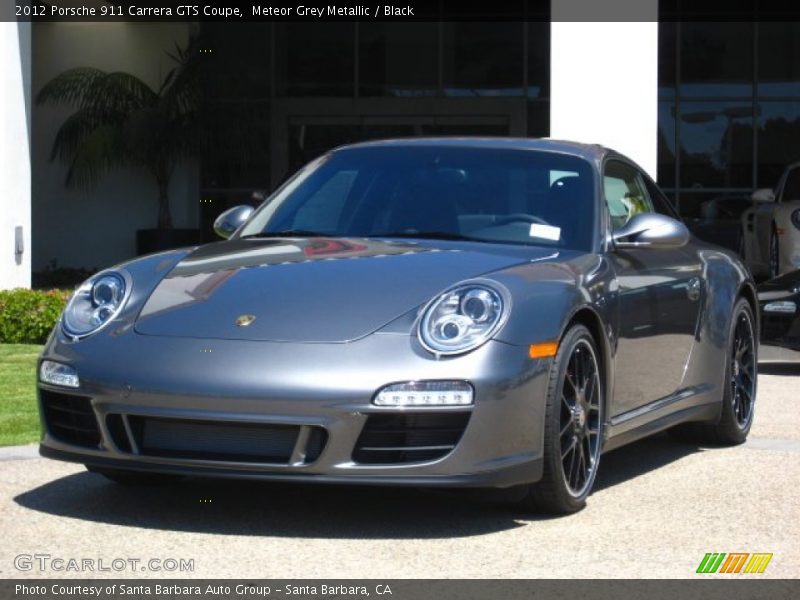 Meteor Grey Metallic / Black 2012 Porsche 911 Carrera GTS Coupe