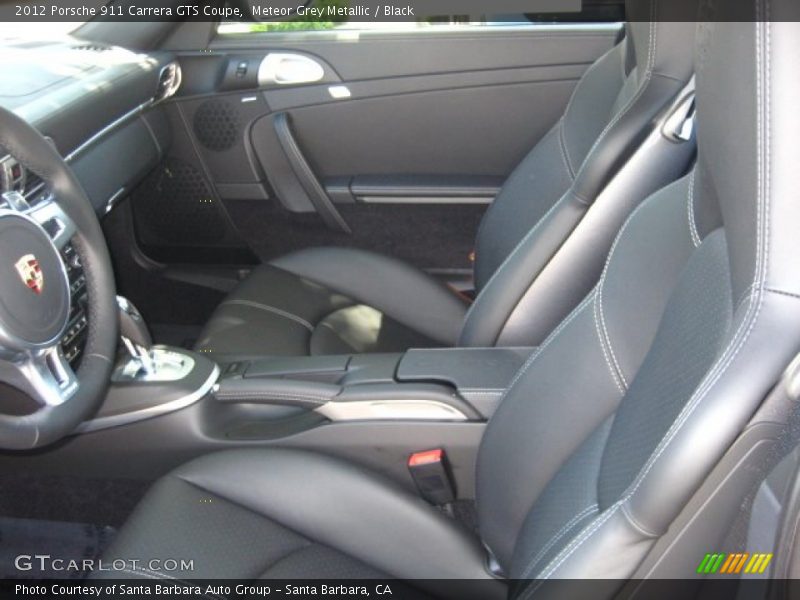 Meteor Grey Metallic / Black 2012 Porsche 911 Carrera GTS Coupe
