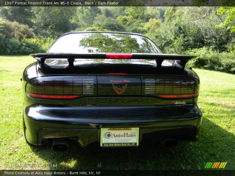 Black / Dark Pewter 1997 Pontiac Firebird Trans Am WS-6 Coupe