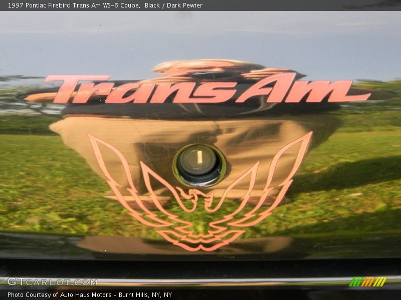 Black / Dark Pewter 1997 Pontiac Firebird Trans Am WS-6 Coupe