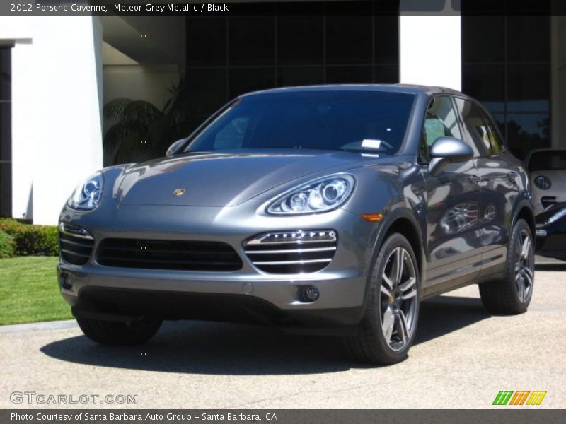 Meteor Grey Metallic / Black 2012 Porsche Cayenne