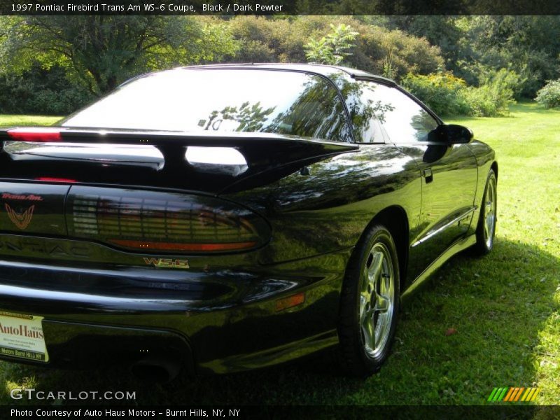 Black / Dark Pewter 1997 Pontiac Firebird Trans Am WS-6 Coupe