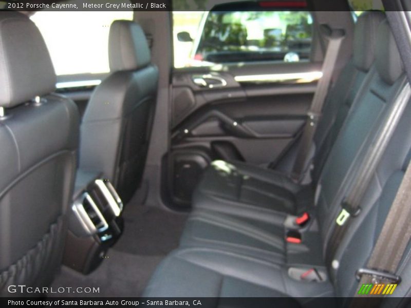 Meteor Grey Metallic / Black 2012 Porsche Cayenne