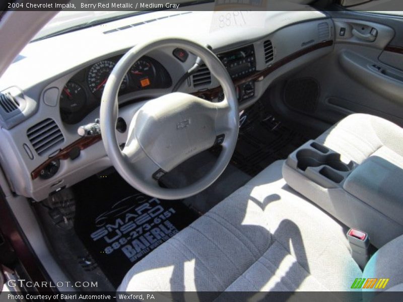 Berry Red Metallic / Medium Gray 2004 Chevrolet Impala