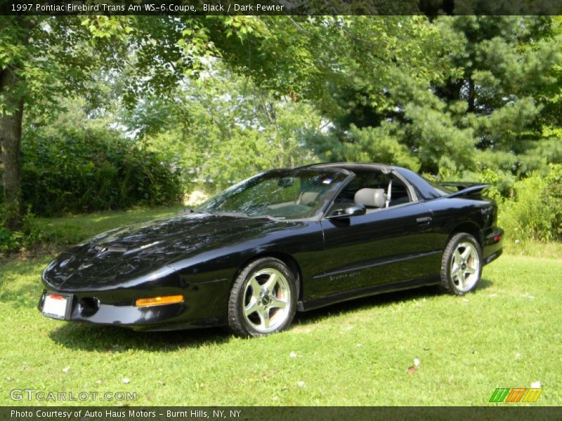 Black / Dark Pewter 1997 Pontiac Firebird Trans Am WS-6 Coupe