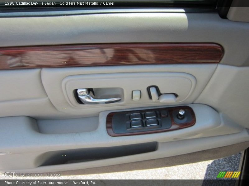 Gold Fire Mist Metallic / Camel 1998 Cadillac DeVille Sedan