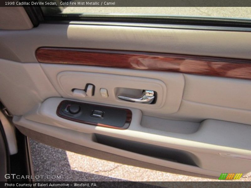 Gold Fire Mist Metallic / Camel 1998 Cadillac DeVille Sedan