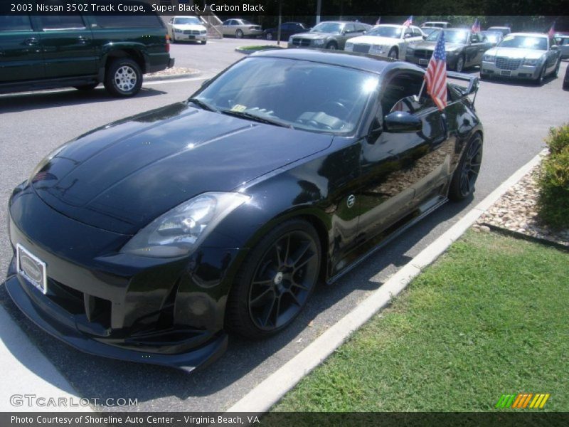 Super Black / Carbon Black 2003 Nissan 350Z Track Coupe