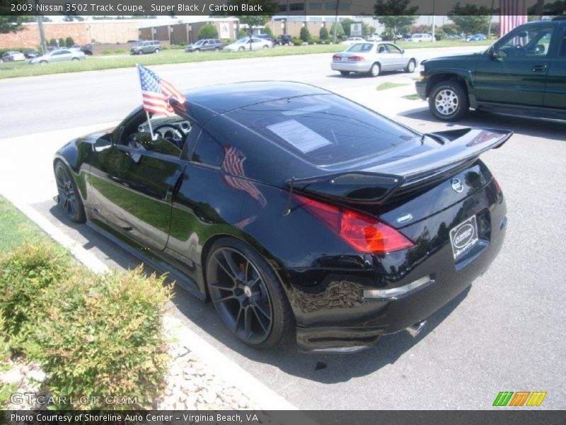 Super Black / Carbon Black 2003 Nissan 350Z Track Coupe