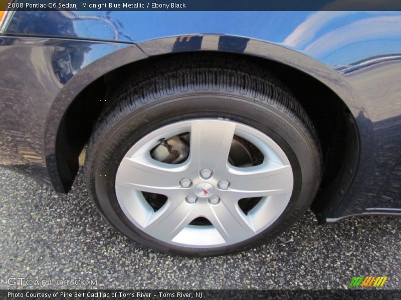 Midnight Blue Metallic / Ebony Black 2008 Pontiac G6 Sedan