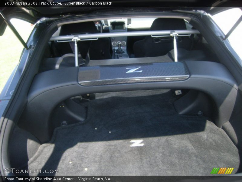 Super Black / Carbon Black 2003 Nissan 350Z Track Coupe